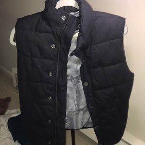 H&M navy vest. NWT